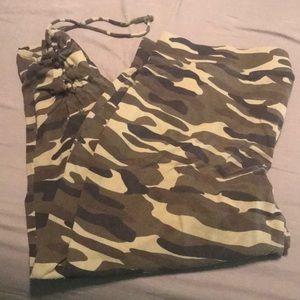 Torrid camo full length leggings with tie strings
